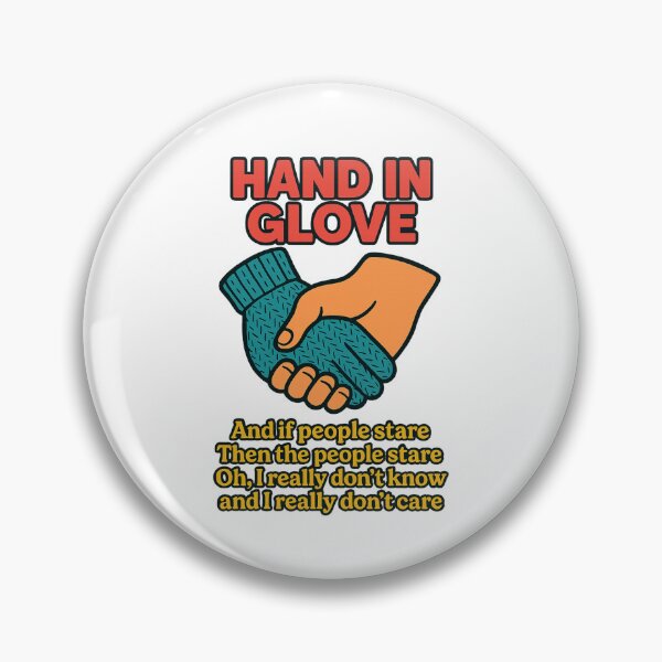 Item preview, Hand in Glove Inspired Design – The Smiths Lyrics – Hand Holding Glove – “And If the People Stare, Then the People Stare” – Indie Music Retro Anime Art designed and sold by Donsean22.