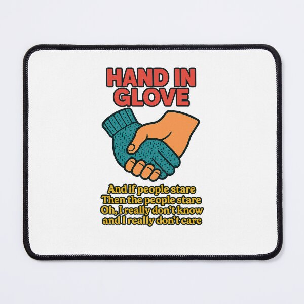 Item preview, Hand in Glove Inspired Design – The Smiths Lyrics – Hand Holding Glove – “And If the People Stare, Then the People Stare” – Indie Music Retro Anime Art designed and sold by Donsean22.