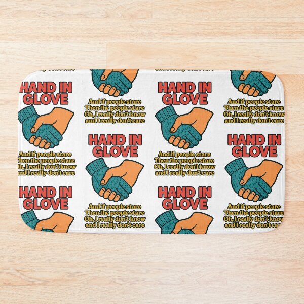 Item preview, Hand in Glove Inspired Design – The Smiths Lyrics – Hand Holding Glove – “And If the People Stare, Then the People Stare” – Indie Music Retro Anime Art designed and sold by Donsean22.
