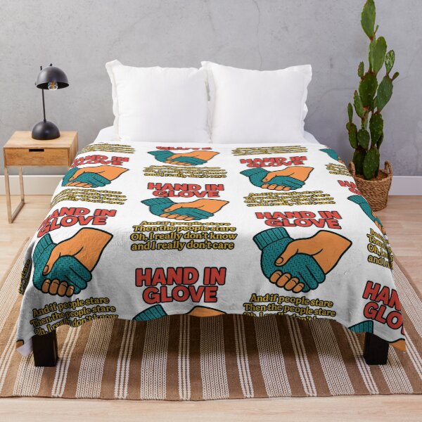 Item preview, Hand in Glove Inspired Design – The Smiths Lyrics – Hand Holding Glove – “And If the People Stare, Then the People Stare” – Indie Music Retro Anime Art designed and sold by Donsean22.