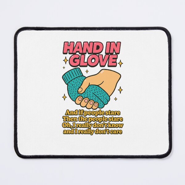 Item preview, Copy of Hand in Glove Inspired Design – The Smiths Lyrics – Hand Holding Glove – “And If the People Stare, Then the People Stare” – Indie Music Sparkly Anime Style designed and sold by Donsean22.