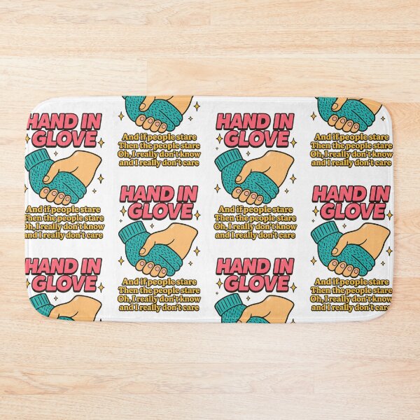 Item preview, Copy of Hand in Glove Inspired Design – The Smiths Lyrics – Hand Holding Glove – “And If the People Stare, Then the People Stare” – Indie Music Sparkly Anime Style designed and sold by Donsean22.
