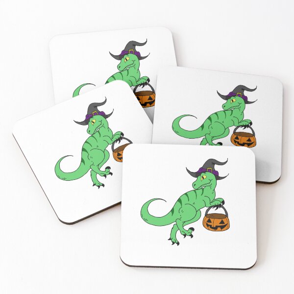 Item preview, Halloween Spooky Raptor Dinosaur Trick or Treat Fall Autumn designed and sold by Unboltingcat.