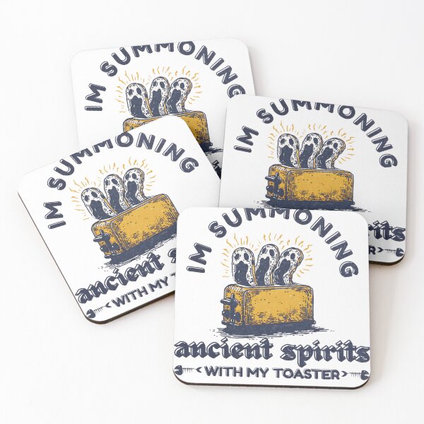 Item preview, Im Summoning Ancient Spirits With My Toaster Dark Humor Weirdcore designed and sold by Region.