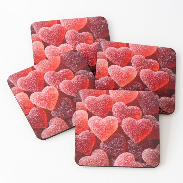 Item preview, A Bowl of Heart Shaped Gummy Candies designed and sold by homydesign.