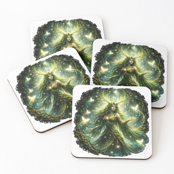 Item preview, Spirit of the Forest Magical Fantasy Art designed and sold by Mystic Wild Studio.