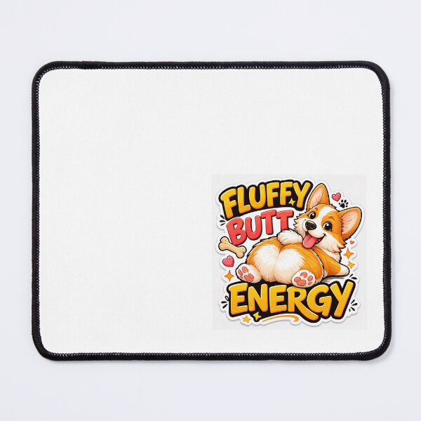 Item preview, Fluffy Butt Energy Funny Corgi Meme Design designed and sold by PavelskiArt.