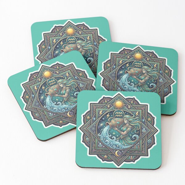 Item preview, Aquarius Zodiac  designed and sold by TinyTalismanLab.