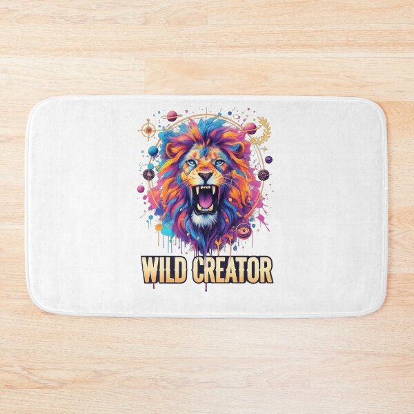 Item preview, Cosmic Lion Wild Creator | Vibrant Art Design | Street Art Style designed and sold by Unsololugar.