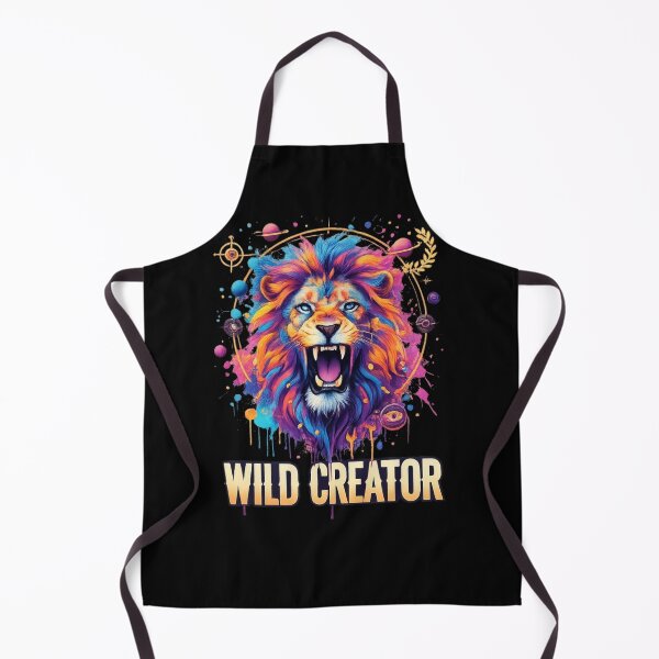 Item preview, Cosmic Lion Wild Creator | Vibrant Art Design | Street Art Style designed and sold by Unsololugar.