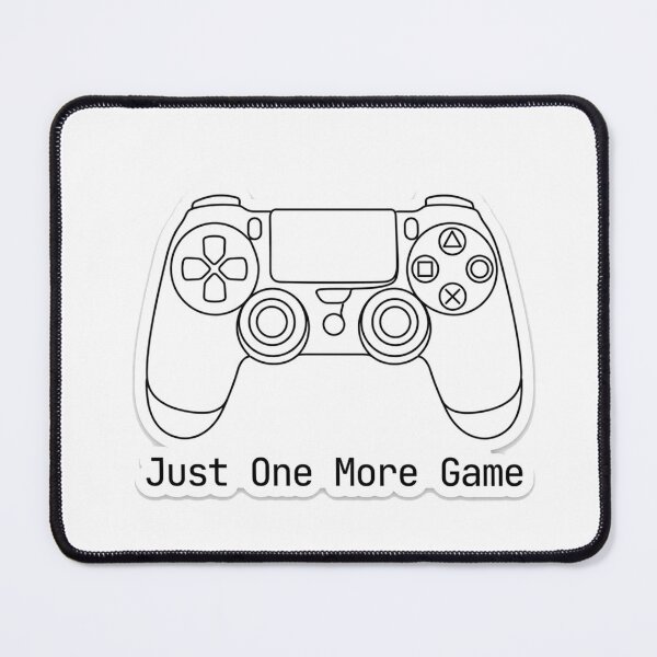 Item preview, Minimalist Controller - Just One More Game Sticker designed and sold by Elefa30.