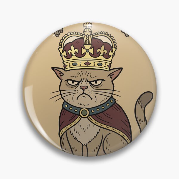 Item preview, King Cat Bad Mood designed and sold by tigrootiger.