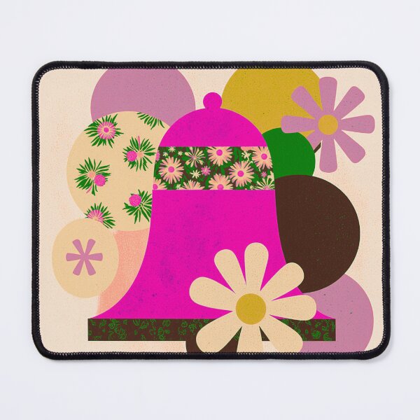 Item preview, Floral Bell Garden – Art Deco Inspired Vibrant Design designed and sold by joycrysstudio.
