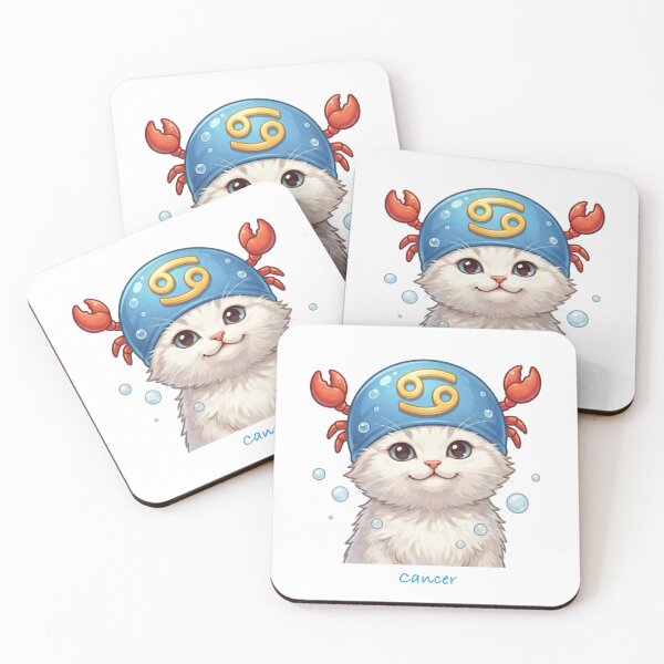 Item preview, ♋ Cancer - The Swimmer Cat designed and sold by ToieStore.