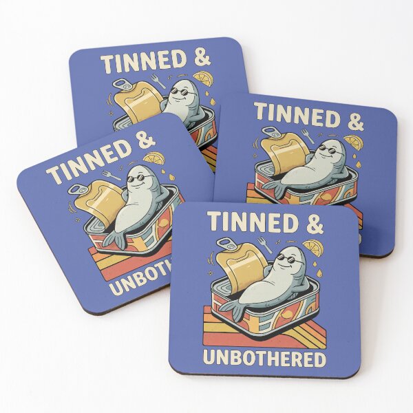 Item preview, Tinned & Unbothered Relaxed Fish Humor designed and sold by entinta2.
