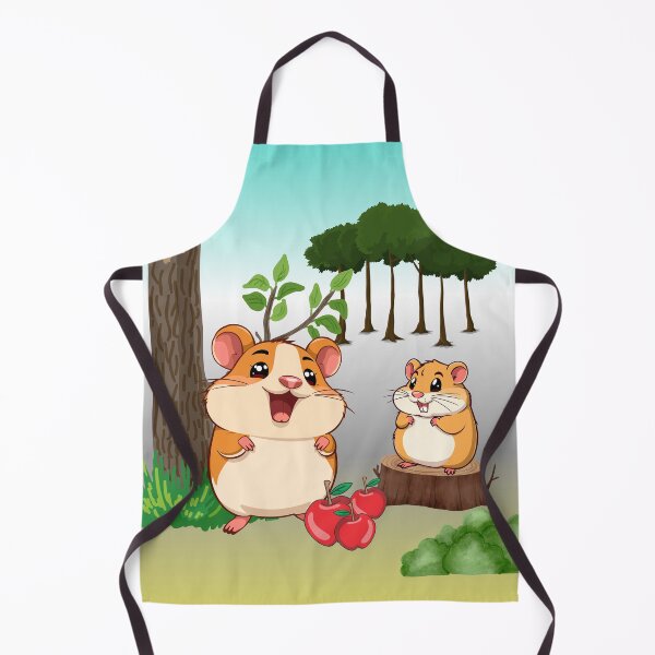 Item preview, Funny Hamsters with Apples designed and sold by ToscaniArt.