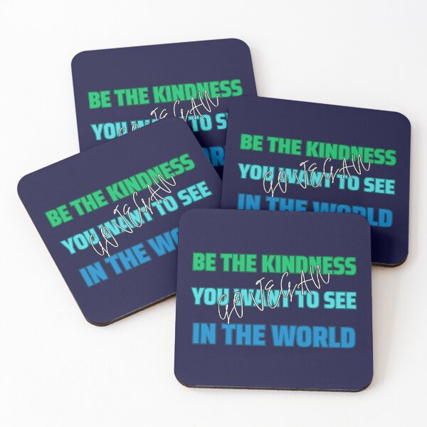 Item preview, Be the Kindness You Want to See in the World, Go Vegan designed and sold by coodoosandco.