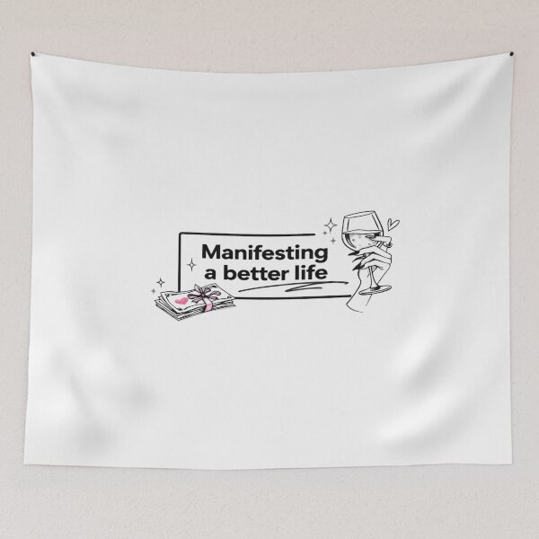 Item preview, Manifesting a Better Life – Minimal Aesthetic Wealth Design designed and sold by Aura.Creative.