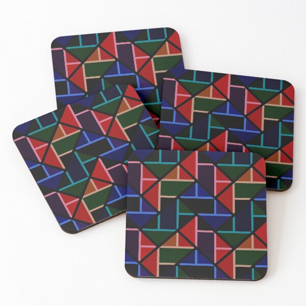 Item preview, Midnight City Herringbone pattern designed and sold by DeaHeidiDesigns.