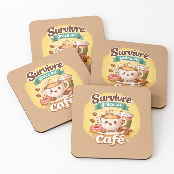 Item preview, Coffee Humor – Survive Thanks to Coffee – Coffee Lover designed and sold by Thethe-Shop.
