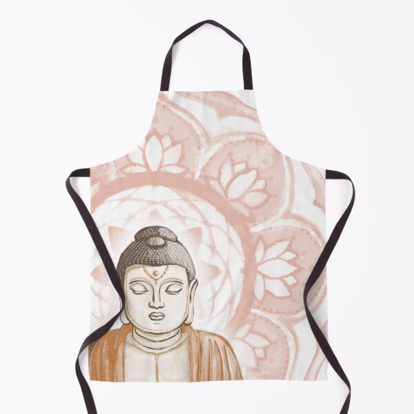 Item preview, Buddha Padma Watercolor - Fawn Earth Rust - Coral Halo designed and sold by Irene Estelle.