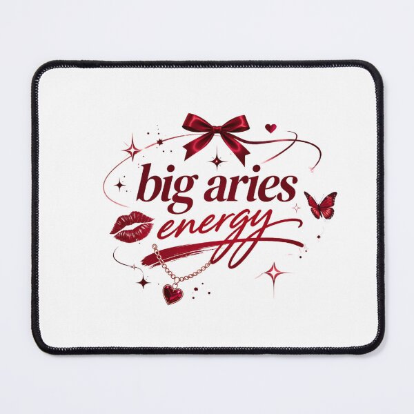 Item preview, Big Aries Energy – Zodiac Baddie Aesthetic Red Design designed and sold by Aura.Creative.