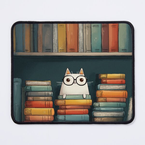 Item preview, Cat Librarian designed and sold by bubblyrainbow.
