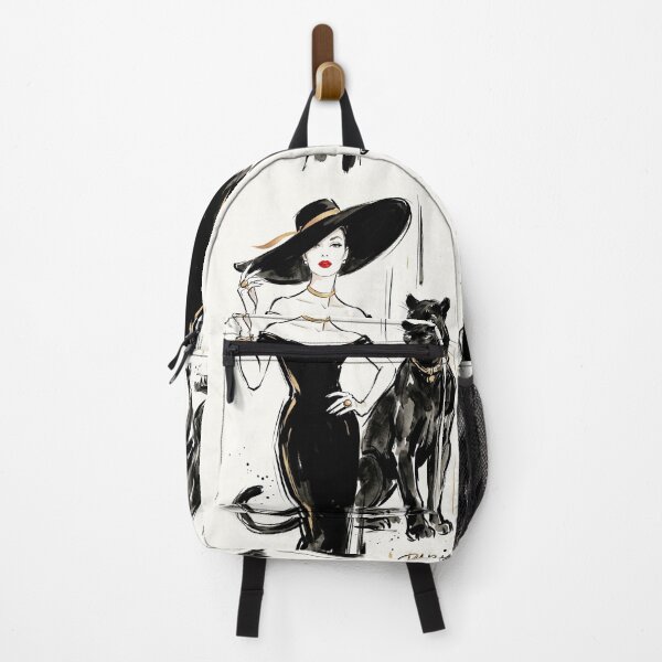 Item preview, Beautiful lady with a black panther. designed and sold by Natalia-Vlad.