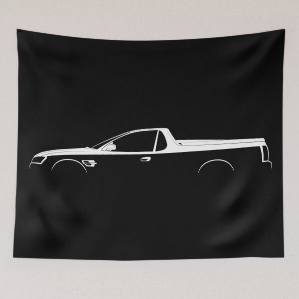 Item preview, Commodore Ute SS Thunder VZ (White) designed and sold by Car Silhouettes.