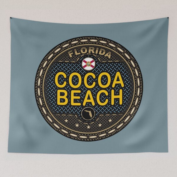 Item preview, Cocoa Beach Florida FL stitching effect designed and sold by studioss76.