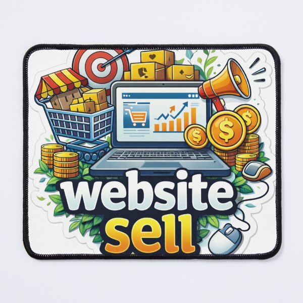 Item preview, Website Selling Online Business E Commerce Sticker designed and sold by Mystic Wild Studio.