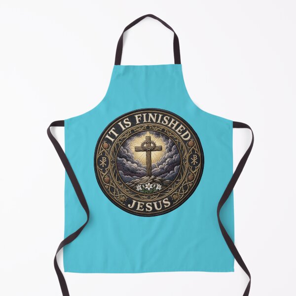 Item preview, It Is Finished Christian Easter Shirt – Cross Faith Badge Graphic Tee designed and sold by relso.