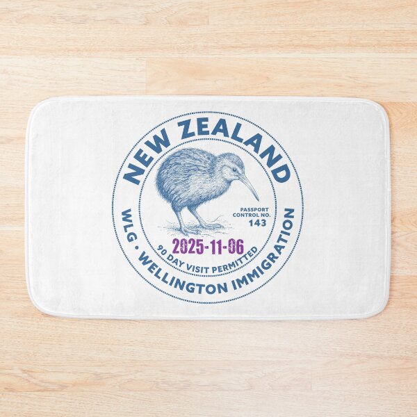 Item preview, Passport Stamp - Wellington, New Zealand designed and sold by travelwitheric.