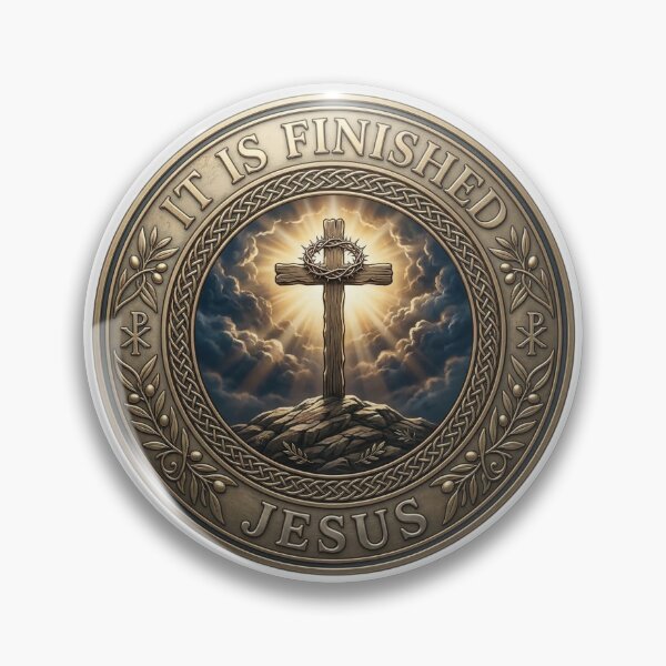 Item preview, It Is Finished Cross Shirt – Christian Easter Faith Graphic designed and sold by relso.
