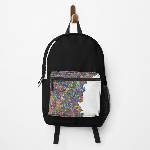 Item preview, Neon Reef Dreams, edge of the galaxy - Hand-Drawn Asymmetrical Doodle Art designed and sold by AlyonaCo.