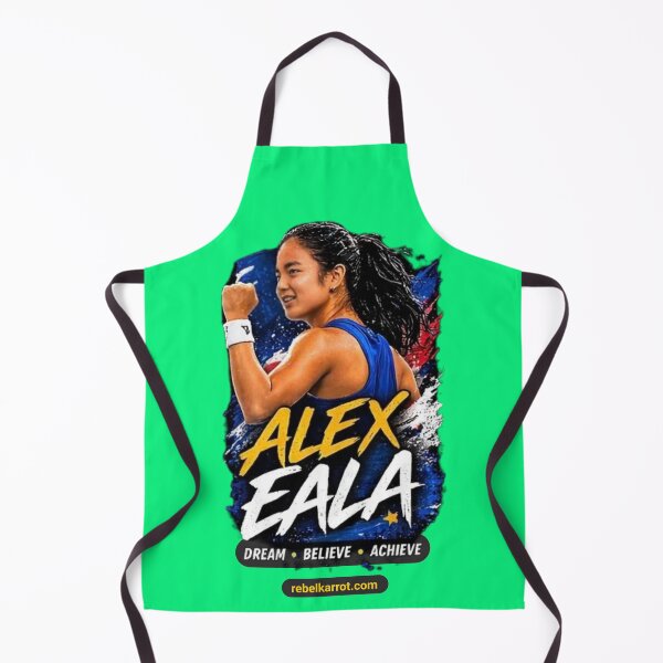 Item preview, Dream Believe Achieve – Alex Eala Inspirational Tennis Design designed and sold by RebelKarrot.