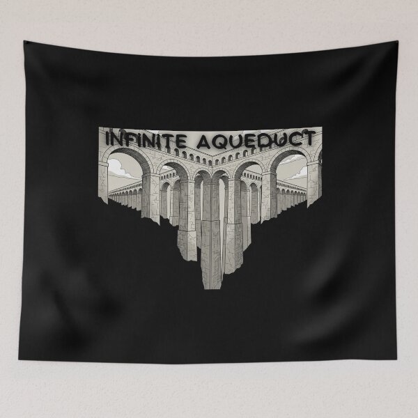 Item preview, Scene from a classical aqueduct, in a minimalist comic or manga style designed and sold by Gamershop22025.