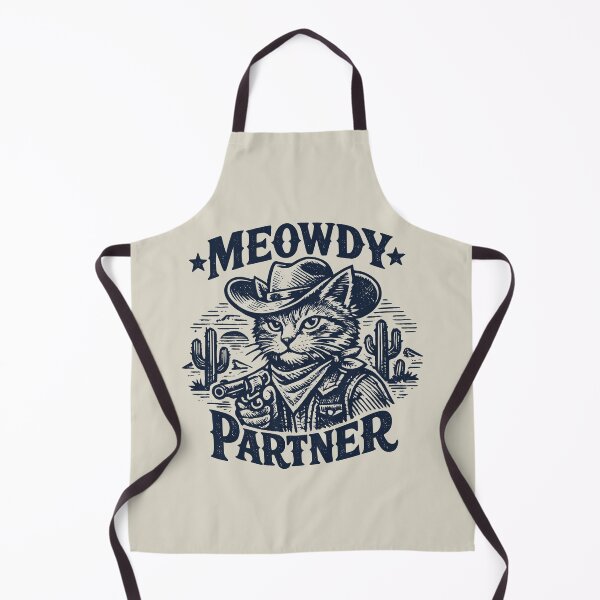 Item preview, Meowdy Partner [on light] designed and sold by Oh, the HORROR!.