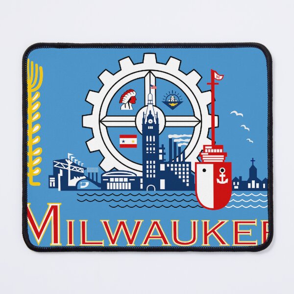 Item preview, Milwaukee Flag - Wisconsin Brew City & Cream City Pride designed and sold by NTGUILTY.