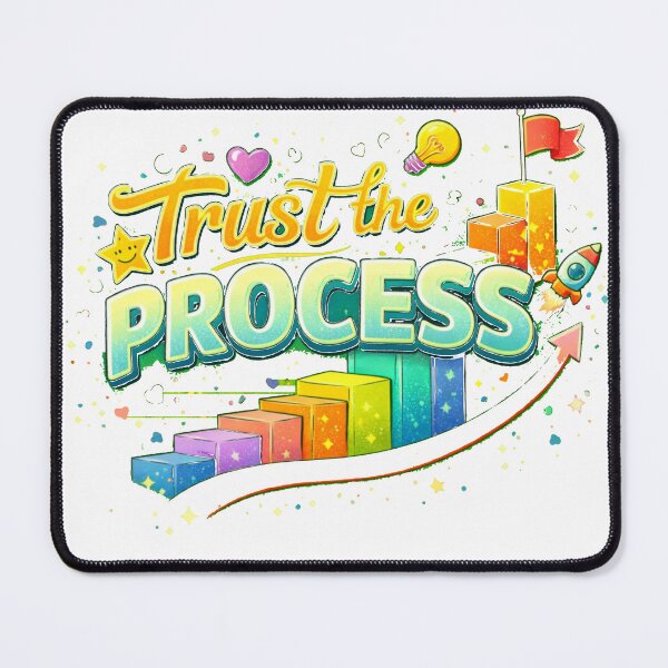 Item preview, Geek Minimalist – Trust the Process – Tech Quote designed and sold by Thethe-Shop.