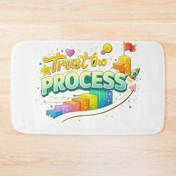 Item preview, Geek Minimalist – Trust the Process – Tech Quote designed and sold by Thethe-Shop.