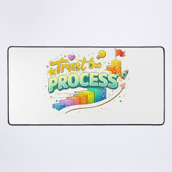 Item preview, Geek Minimalist – Trust the Process – Tech Quote designed and sold by Thethe-Shop.
