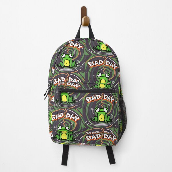 Item preview, Bad Day Frog Relatable Confused Toad Cartoon designed and sold by Taridesign.