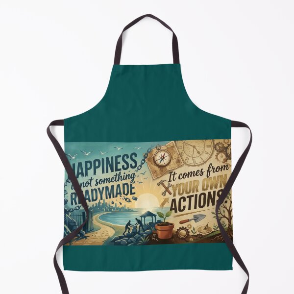 Item preview, Happiness Is Not Readymade Dalai Lama Quote Art designed and sold by KabronX.