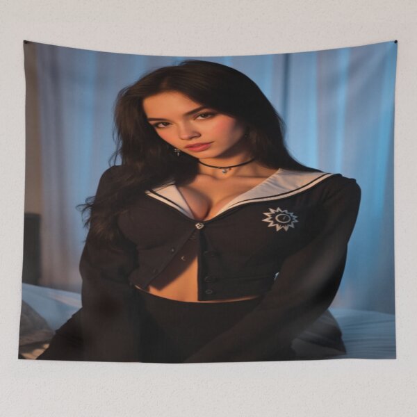 Item preview, A Girl in Uniform | Pretty Girl Portrait designed and sold by KasaHunterHarem.