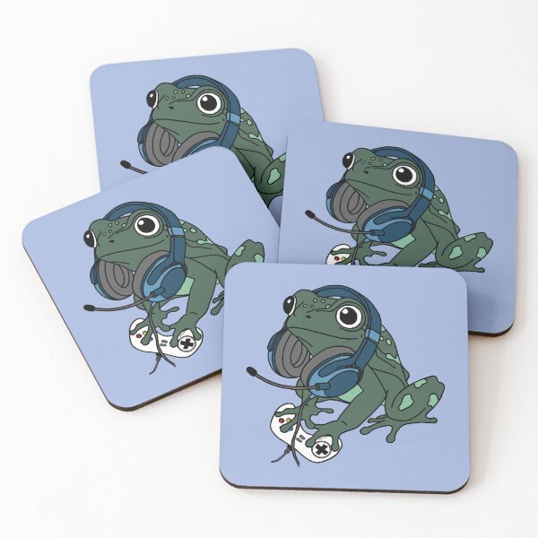 Item preview, Cool Gamer Frog designed and sold by Pamelarts.