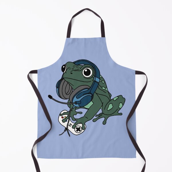 Item preview, Cool Gamer Frog designed and sold by Pamelarts.