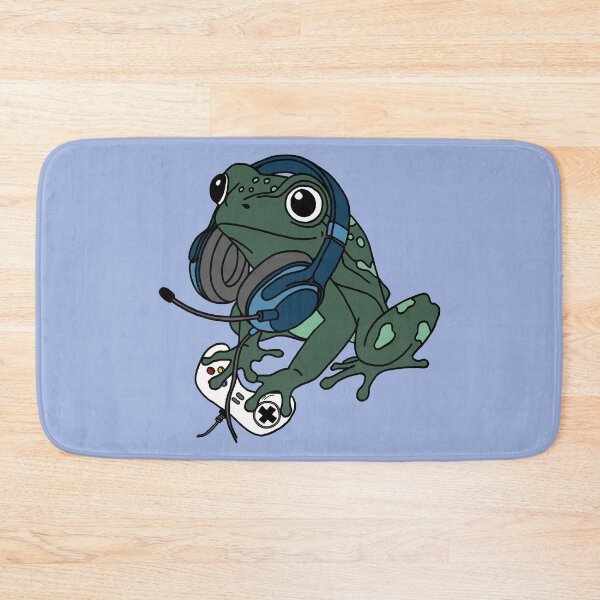 Item preview, Cool Gamer Frog designed and sold by Pamelarts.