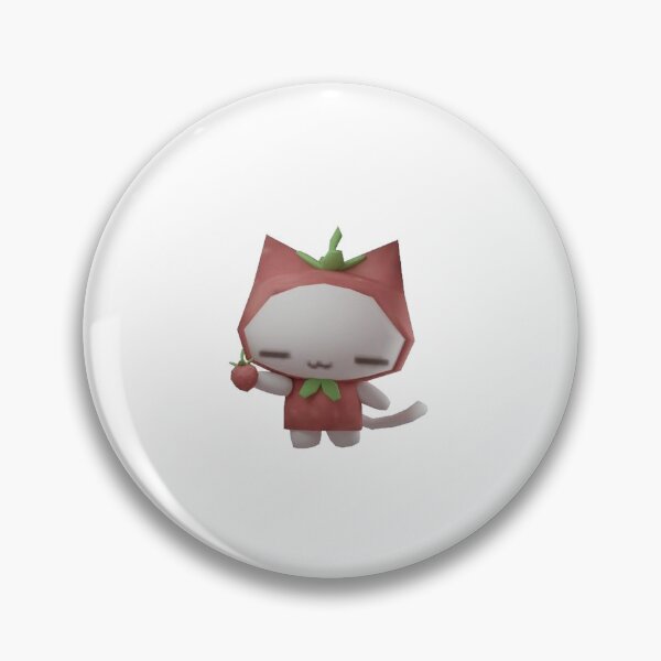 Item preview, 3d strawberry cat cute white designed and sold by 444_Aaron_444.