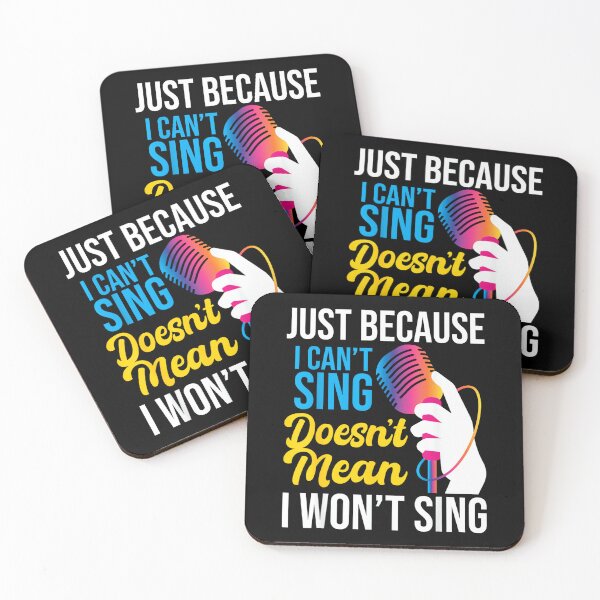 Item preview, Just Because I Can't Sing - Karaoke Party Singer Singing designed and sold by SethHHoward.